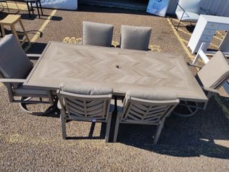 Garden dining table
