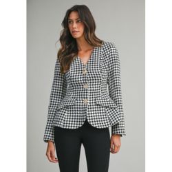 Mable Houndstooth Blazer. Size 2