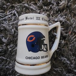 1985 Chicago Bears Super Bowl XX Champions Stein Mug