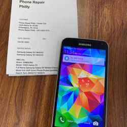 Samsung Galaxy S5 Verizon $75