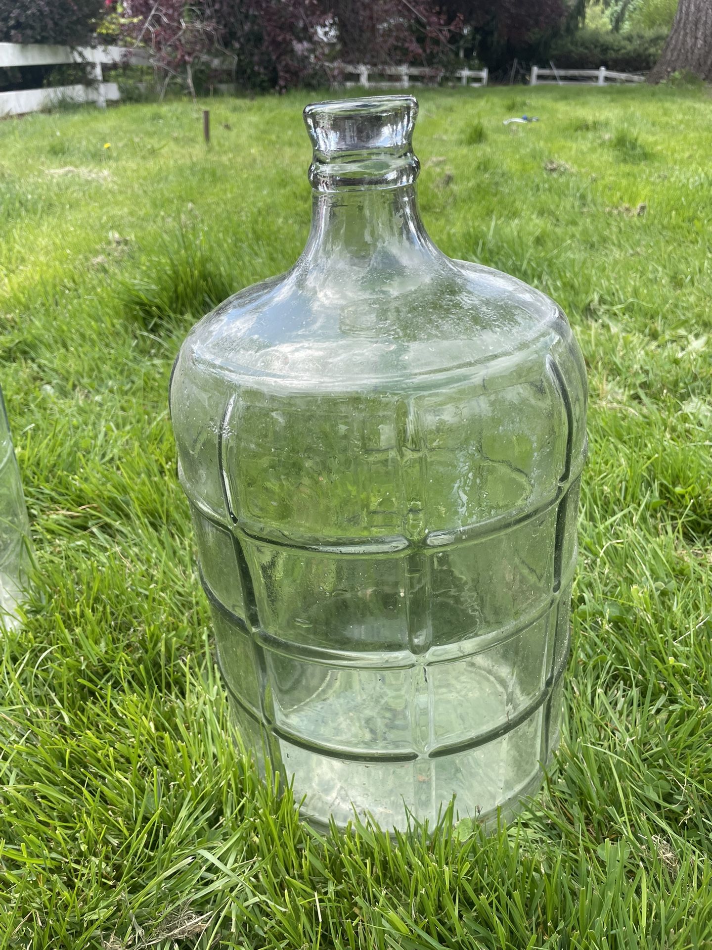 Vintage Glass Water Cooler Bottles