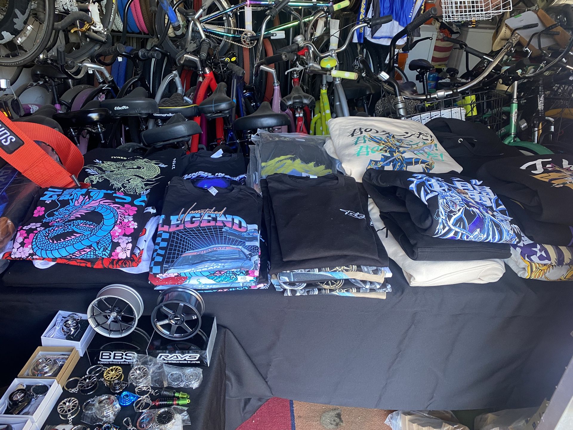 Shirts Sweaters Backpacks And Keychains