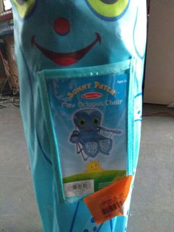 Melissa & Doug® Sunny Patch Flex Octopus Folding Beach Chair for Kids