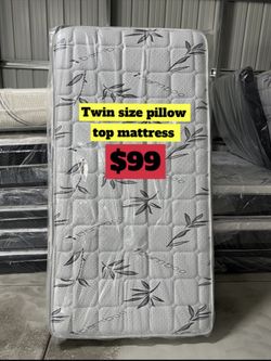 Twin Size Pillow Top Mattress Only 