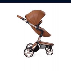 Mima Xari Rose Gold frame stroller