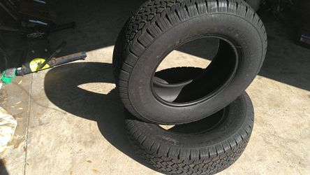 2-BF Goodrich rug trail ta tires . Size LT 245/ 75 -17
