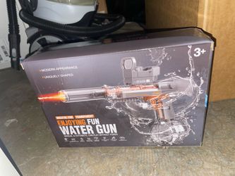 Enjoying Fun Water Gun