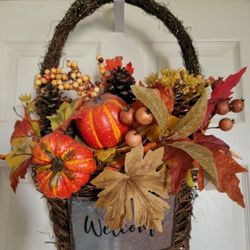 All 4/$35 Harvest Wreath Decorative Decorations