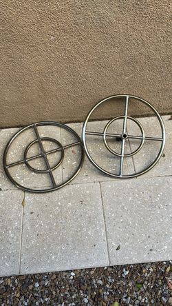 2-18" gas fire pit rings