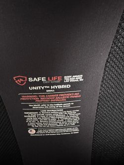 Safe Life Defense UNITY™ Hybrid Outer Carrier, size small.
