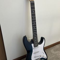 Dark Blue Electric Guitar