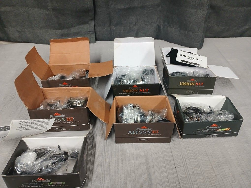 PINNACLE FRESHWATER FISHING REELS $20 EACH