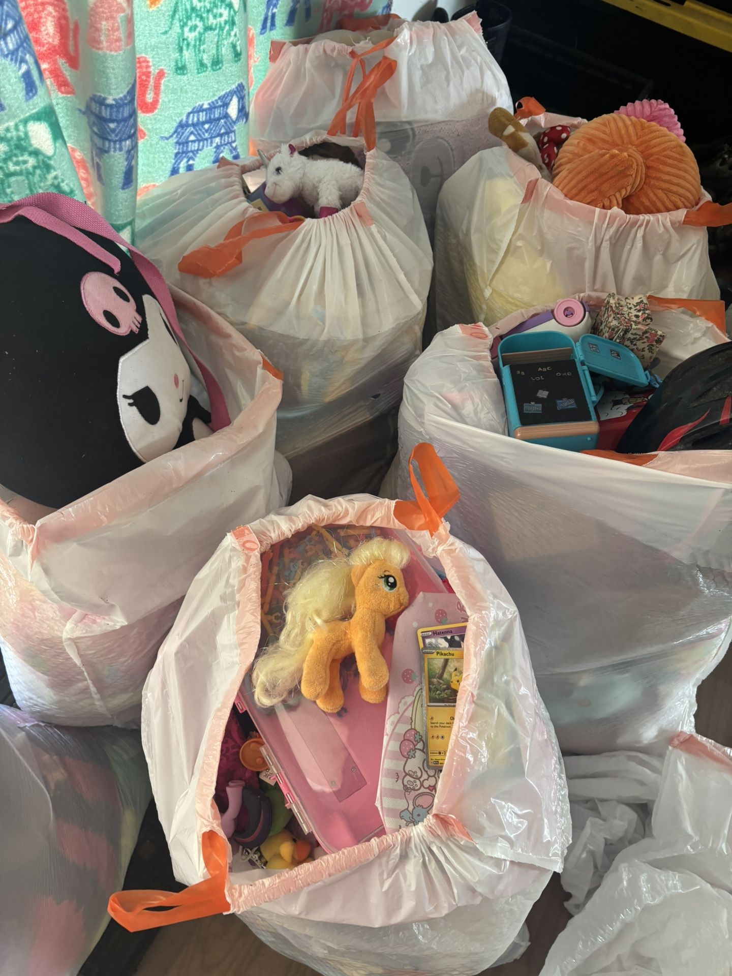 8 Bags Of Girl Toys $30