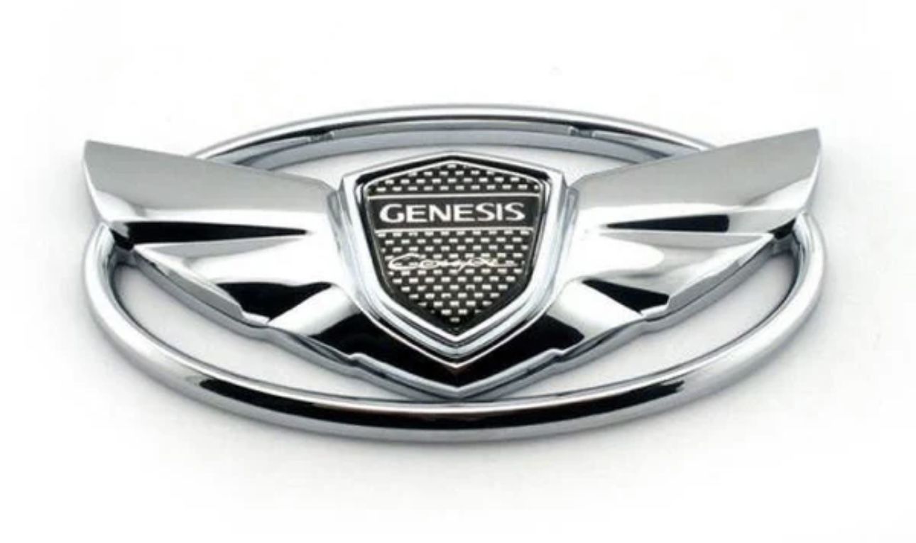 GENESIS Coupe Car Front Hood Grille Rear Badge Emblem for Genesis