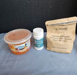 Popping Boba Sodium Alginate Calcium Chloride Kitchen Chemistry DIY Popping Boba Components $15 OBO