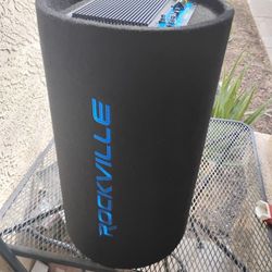 Rockville RTB12A 12" Powered Subwoofer Bass Tube, 600W Peak, Deep Bass, Built-IN Amp !!! 