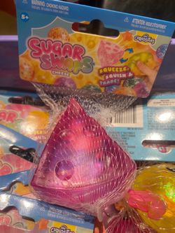 ORB Sugar Swaps Cheese Wedges Squishy Toy