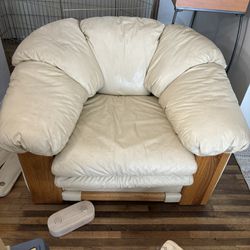 Free Oversized Leather Chair