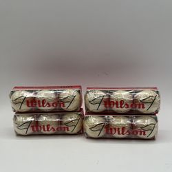 VINTAGE WILSON GOLF BALLS “CADWELL COVER” 4 Packages Of 3 Balls each.
