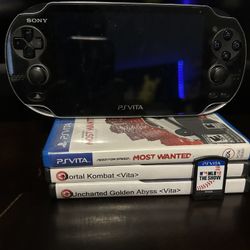 PlayStation Vita With Games