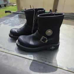 Vtg 9.5 Harley Davidson Boots 1990s 