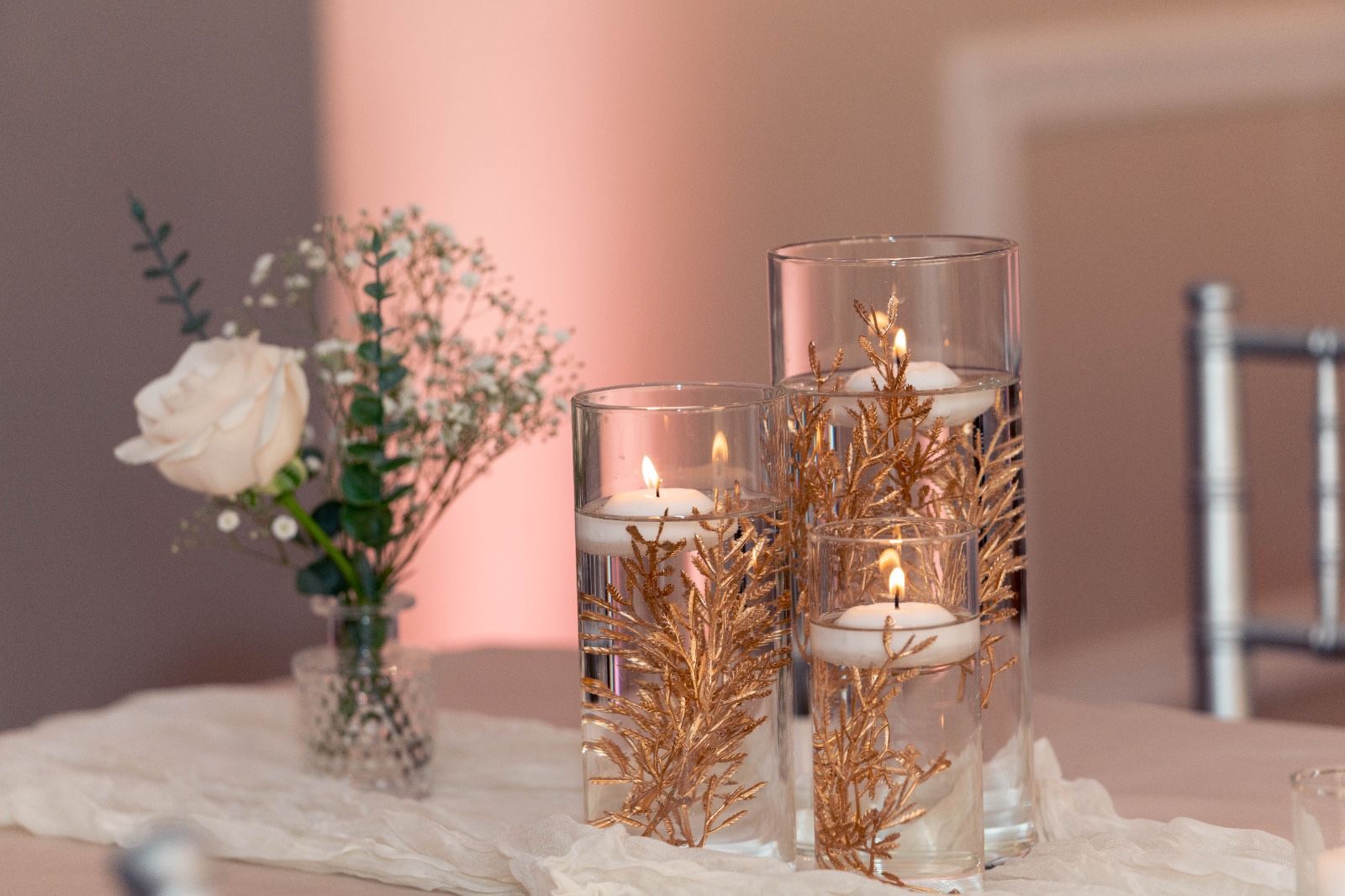 Cylinder Vase Candler Holder