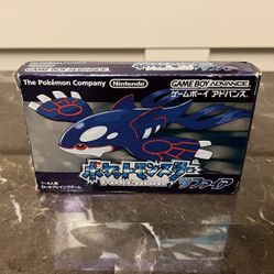 Pokémon Sapphire Complete In The Box (Japanese) GBA