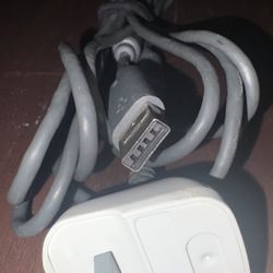 OEM Microsoft Xbox 360 Play & Charge Kit USB Charging Cable Cord Plug tested