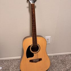 Ibanez Left Handed Acoustic Guitar 