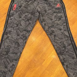 CAPTAIN TSUBASA X Adidas Mens Sweatpants Tiro Pants Soccer 14690-GK3436 Black XXL