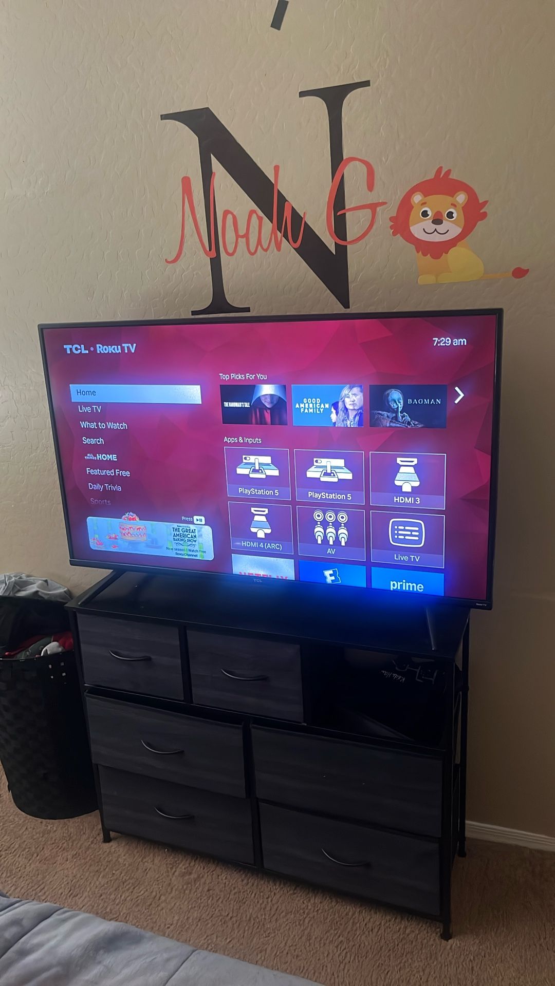 TCL Roku TV 65 With Remote