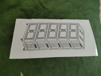 5 stackable plastic container