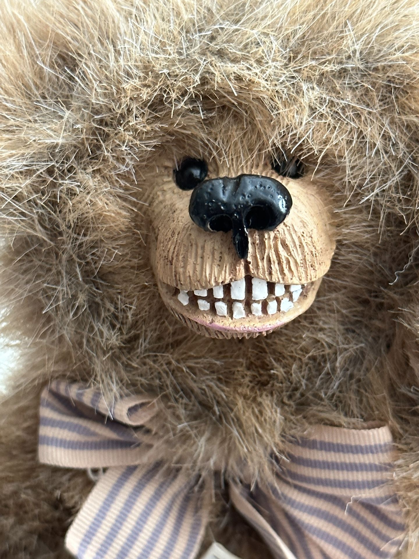 VNTG Kimberly's Originals Butch Jointed Teddy Bear Handmade Resin