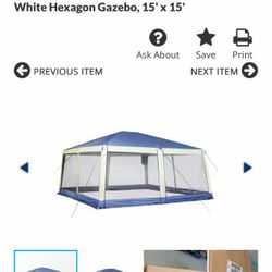 Gazebo 15’ By 15’