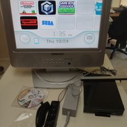 Wii with N64 Games GBA Genesis Super NES GameCube Beats Of RAGE