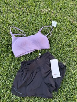 Lululemon Sports Bra And Shorts