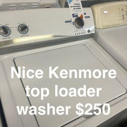 Nice Kenmore Top Loander Washer 