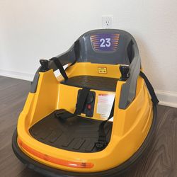 Yellow Bumper Car. Like New! 