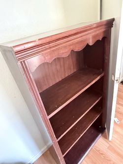 Vintage oak cabinet shelf $40