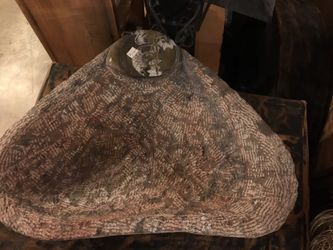 Stone fountain or sink.