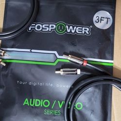 RCA 3ft. 2 Pack  Audi Video Cables