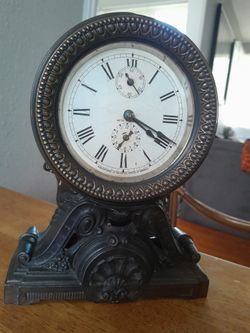 100+ Year Old Seth Thomas Antique Clock With Bell Alarm