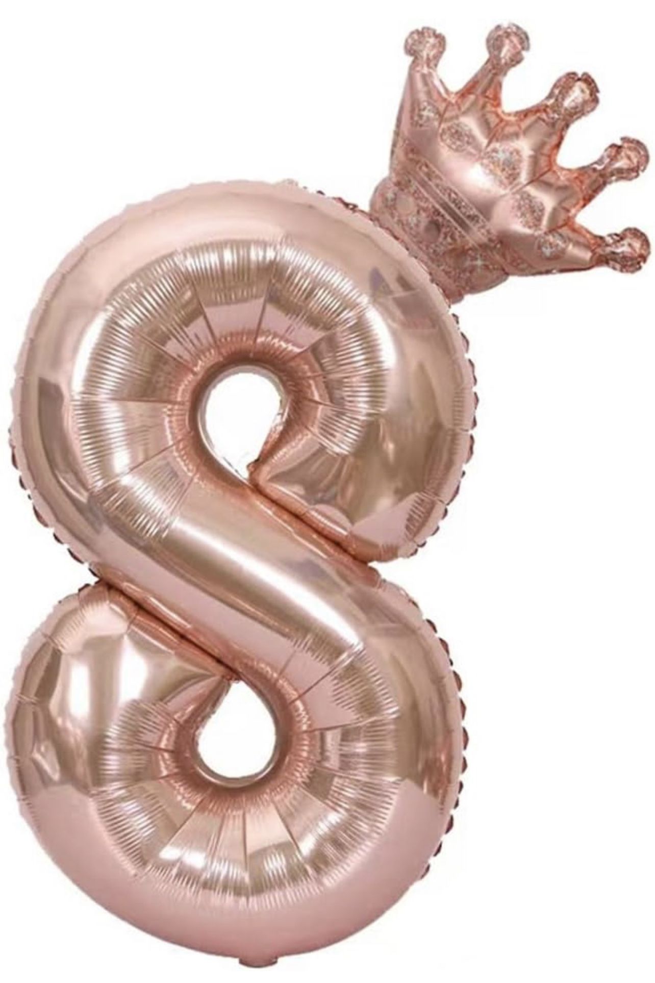 4.3 out of 5 stars 37 Reviews 40-Inch Rose Gold Number 8 Crown Balloon Set, 8th Birthday Balloons for Girls, Childrens 8th Birthday Party Decorations.