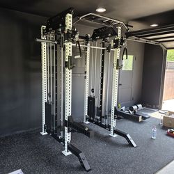 NEW Vesta Pro Series 3in1 Squat Rack | Functional Trainer | 45lbs Smith Machine | Pulley System | FREE DELIVERY🚚