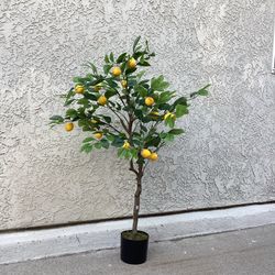 4FT Artificial Lemon Tree, Fake Lemon Plant