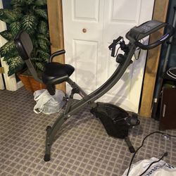 Exercise Bike with Resistance Bands