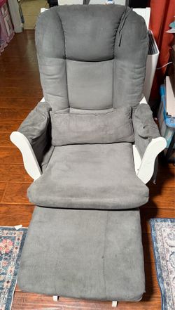 Grey rocking chair