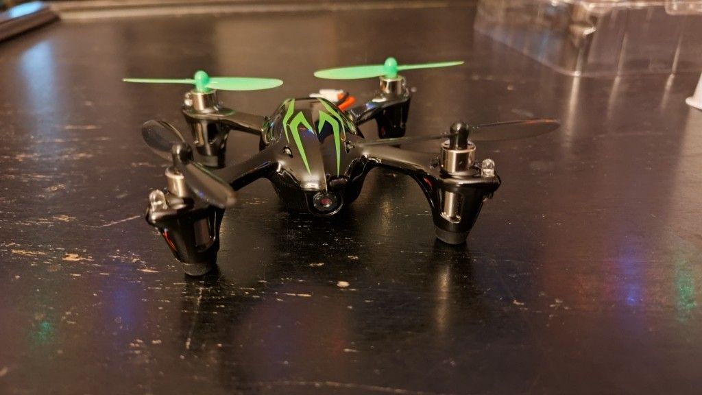 Hubsan X4 H107C Drone Black and Green Edition - $40