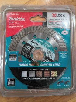 Makita blade Xlock 4-1/2" diamond blade, general purpose