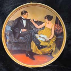 Norman  Rockwell Vintage Collectible Plate